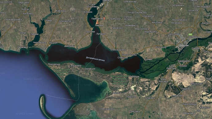 ОК Південь: Російські ДРГ маневрують поміж островів на моторних човнах, ЗСУ знищують їх 