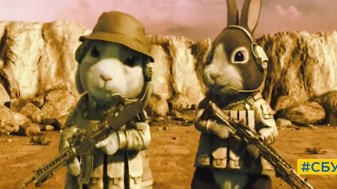 Secret weapon: Ukrainian snipers show how they teamed up with rabbits to kill a group of Russians 