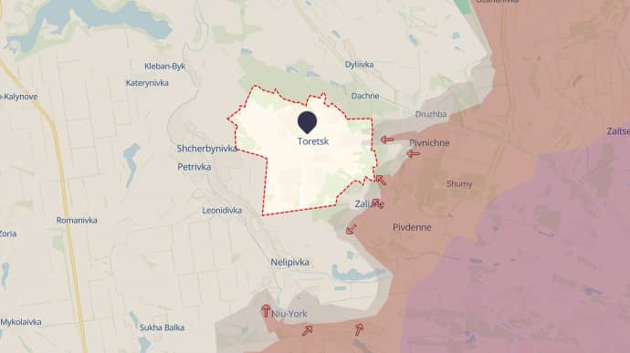 Situation near Toretsk remains difficult: fighting on outskirts, Russian sabotage groups in town