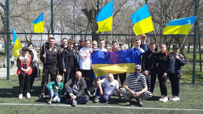 Херсонщина: в окупованій Голій Пристані пройшов турнір під українськими прапорами