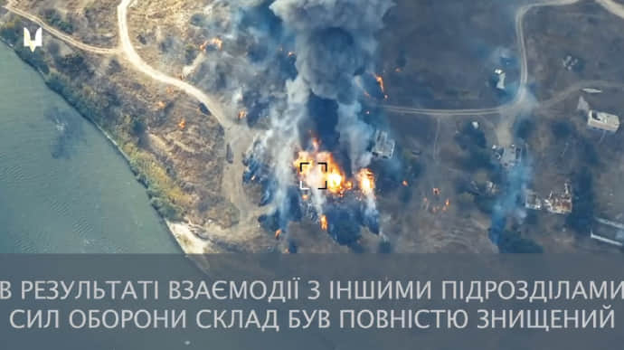 ССО выследили, арта сожгла склад ракет Вихрь для ударных вертолетов РФ