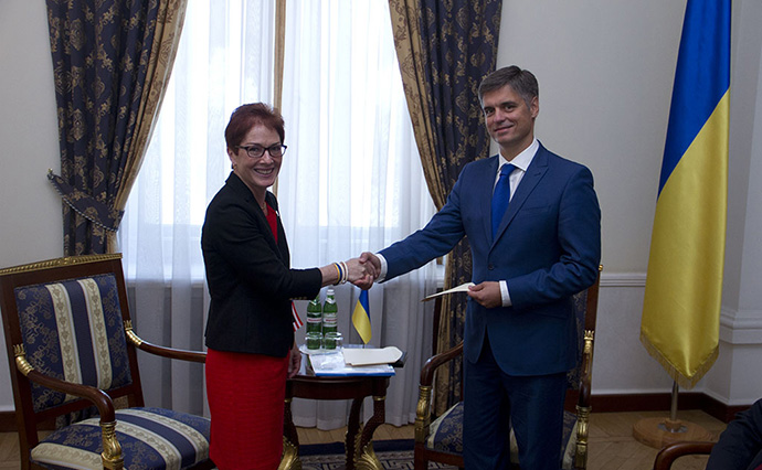 Новый посол США Йованович прибыла в Киев
