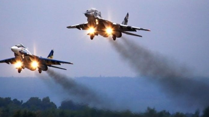Ukrainian Air Defence eliminates nine Russian cruise missiles over past 24 hours, while strike aircraft destroys two Russian ammunition depots 