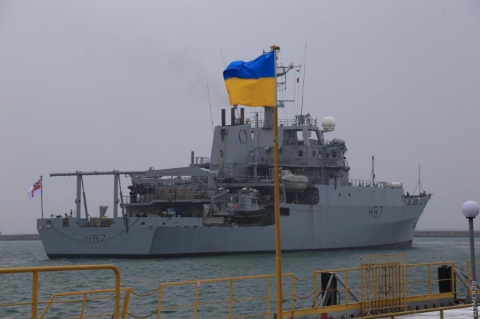 Клименко напомнил, что в декабре 2018 г. корабль уже был с визитом в Одессе. 