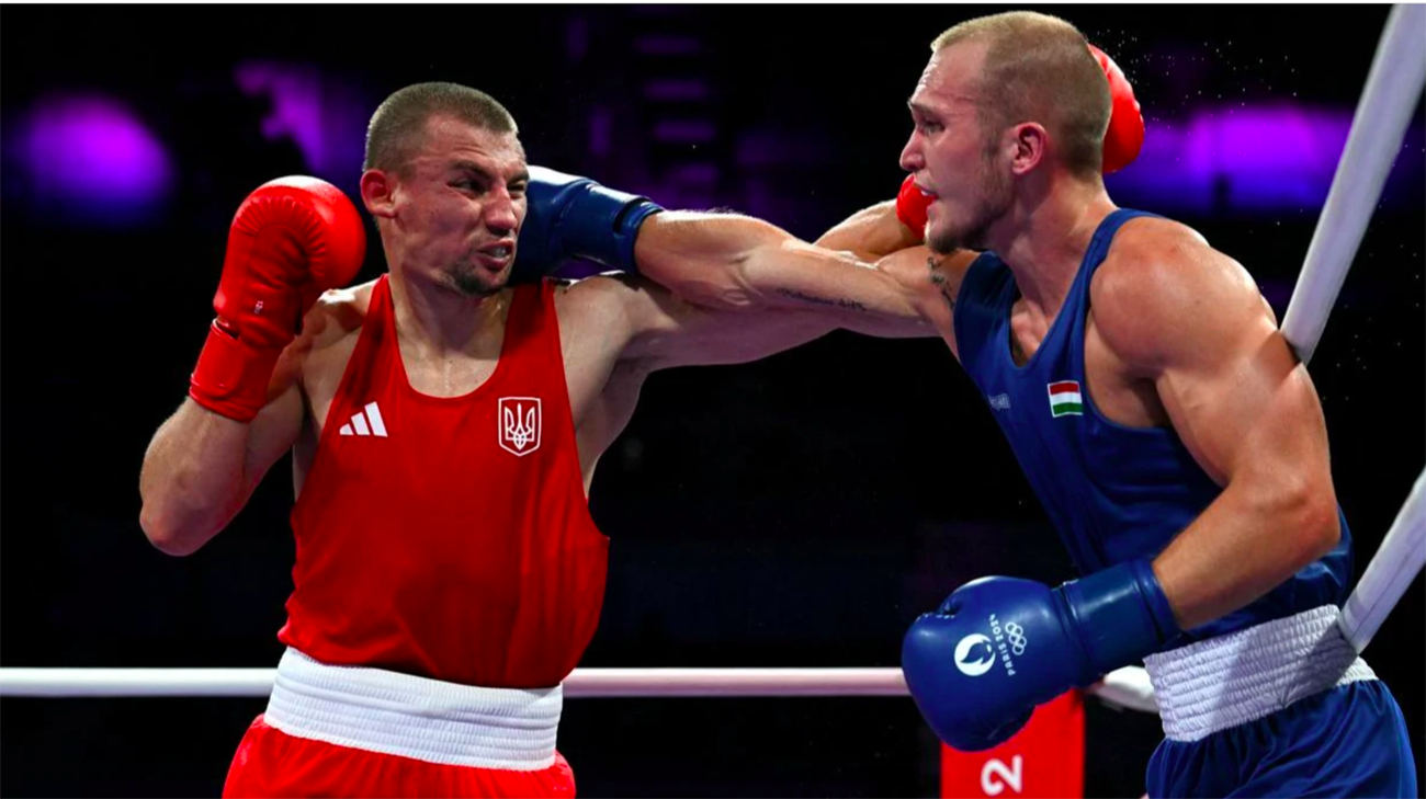 Ukrainian boxer defeats Hungarian opponent at Paris Olympics