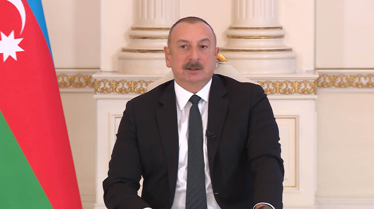 Azerbaijani plane was attacked from ground, Russia is talking nonsense – Azerbaijani president