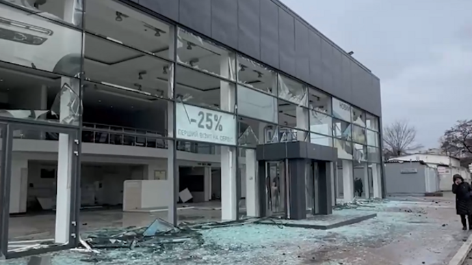 Large car dealerships in Kyiv suffer from early morning Russian attack