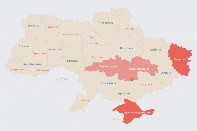 Карта alerts.in.ua в 2.06