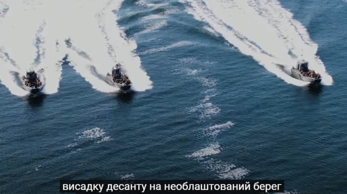 Ukrainian Navy conducts exercises in Black Sea – video