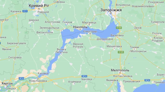 Head of Nikopol district: Number of occupiers on opposite bank of river decreased