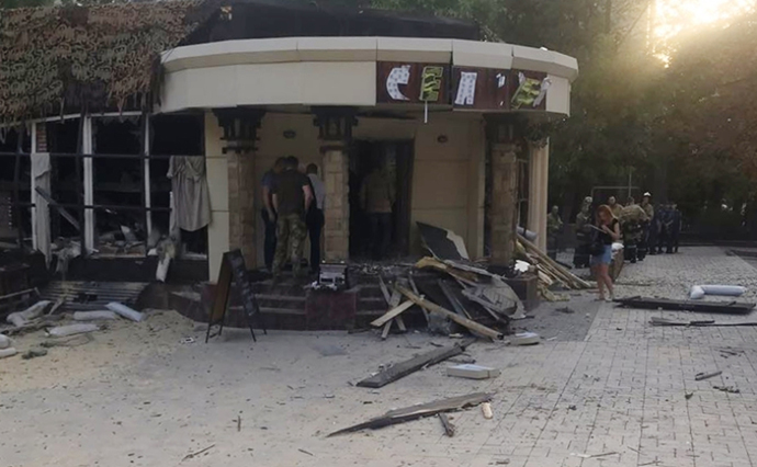 ЗМІ: Бомба, від якої загинув Захарченко, була закладена в лампу в кафе