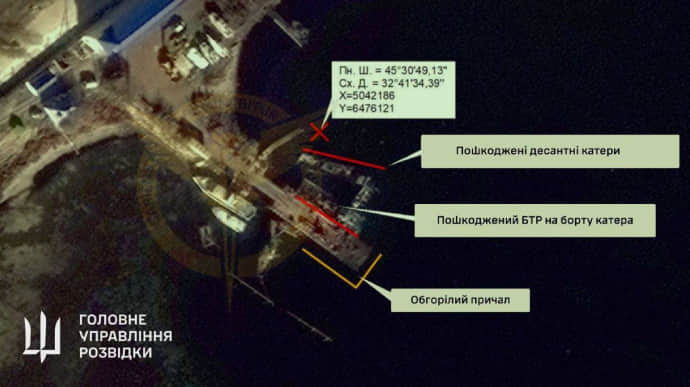 Russian boats hit in Crimea on 10 November beyond repair