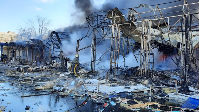 В Харькове после обстрела произошел пожар: 3 погибших, 5 пострадавших