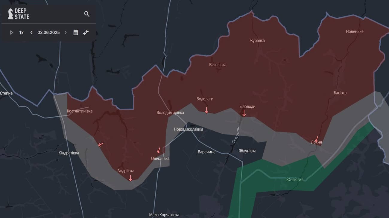 The Russians occupied two more settlements in Sumy region – Deepstate
