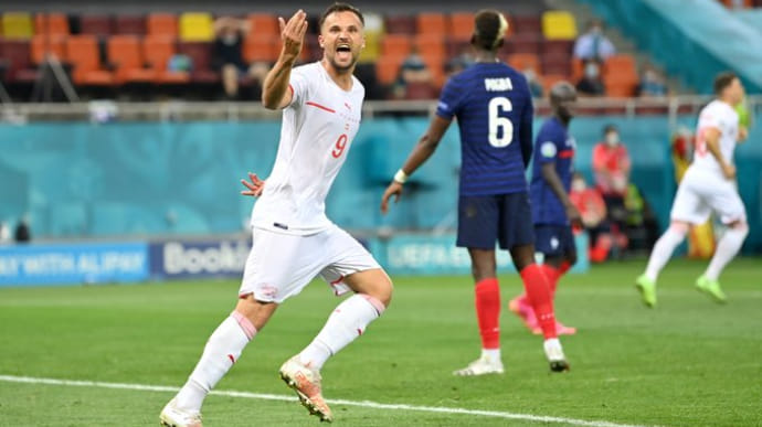 Євро-2020: Швейцарія у серії пенальті переграла чемпіонів світу