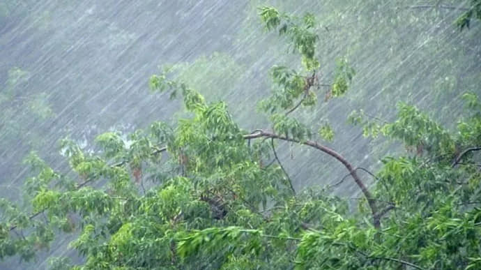 Синоптики попереджають про зливи, град і сильний вітер 