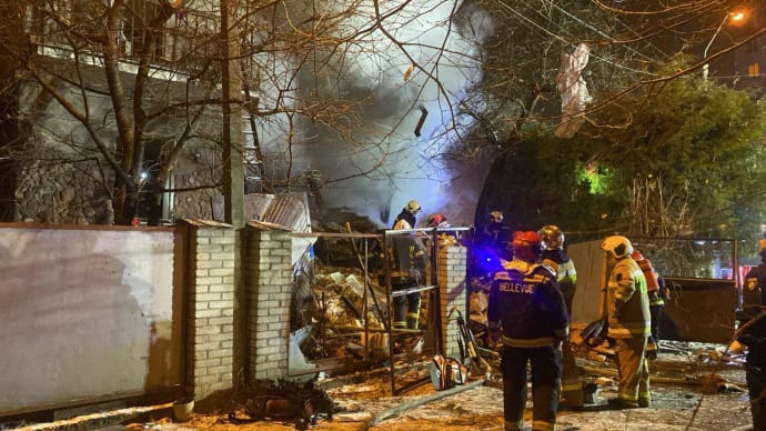 последствия взрыва во Львове, фото из Telegram Андрея Садового