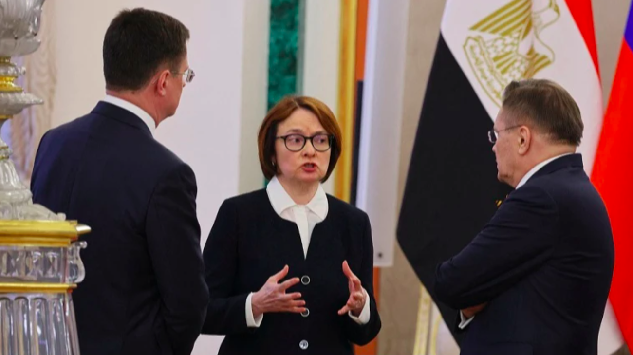 Russian central bank governor admits last economic resources exhausted