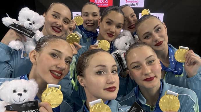 Ukraine's national team wins third stage in artistic swimming World Cup 