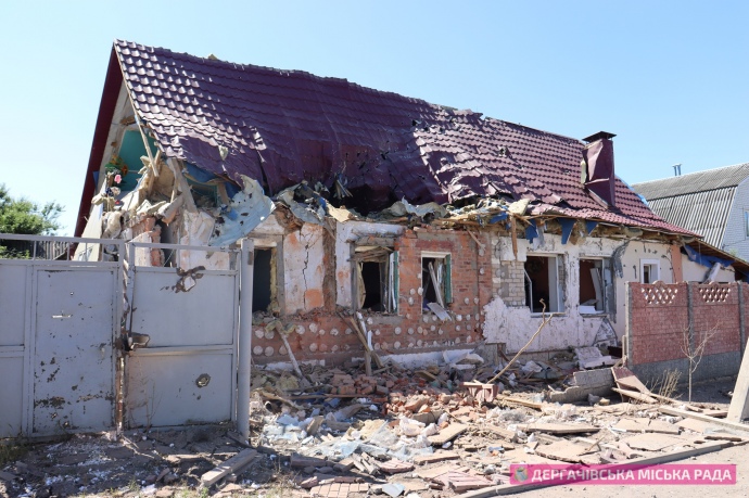разрушения в Дергачевской общине