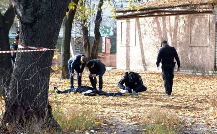 Участник перестрелки в Харькове взорвал себя