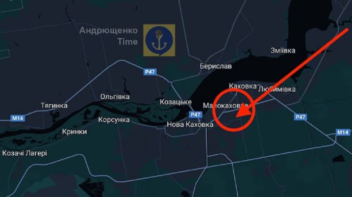 На Херсонщині уражене базування окупантів – Андрющенко 