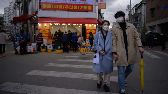 Південна Корея — у п'ятірці країн-лідерів за щоденною захворюваністю на Covid-19 