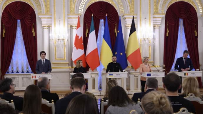 Office of Ukrainian President releases full text of security agreements with Canada and Italy