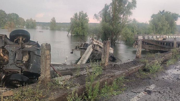 Разрушение моста в Демидове: в ОП опубликовали схему объезда