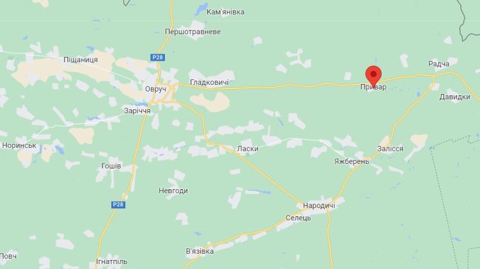 Війська РФ повністю зруйнували село на Житомирщині
