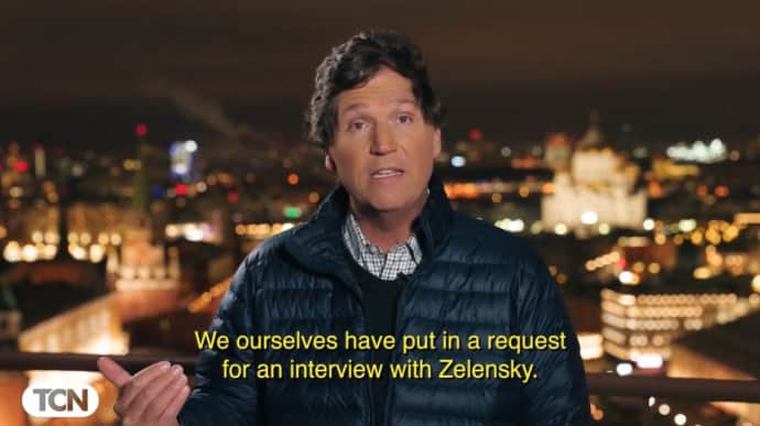 Tucker Carlson interviews Putin and asks Zelenskyy for conversation 