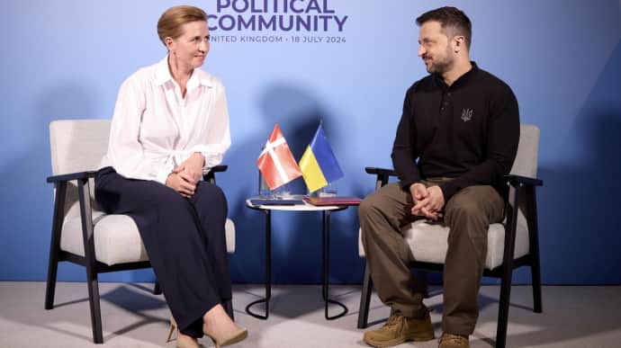 Zelenskyy discusses further pilot training with Danish Prime Minister