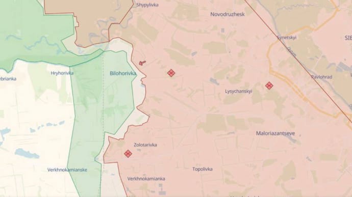 ОВА: ЗСУ контролюють Білогорівку на Луганщині, хоч армія РФ атакує м’ясними штурмами
