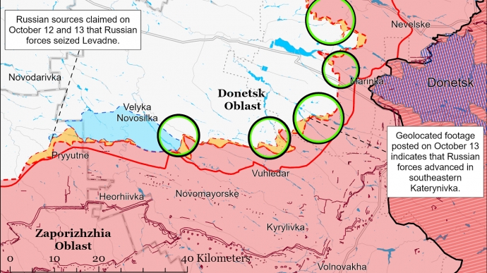 Russian actions on Donetsk-Zaporizhzhia border do not indicate major offensive – ISW