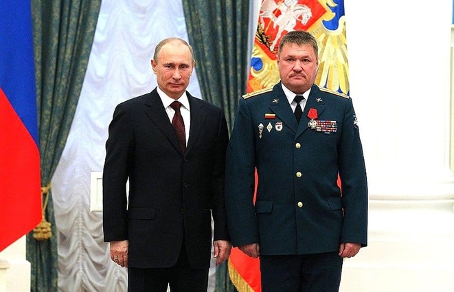 Генерал-майор ЗС РФ Валерій Асапов ще в званні полковника ЗС РФ. 