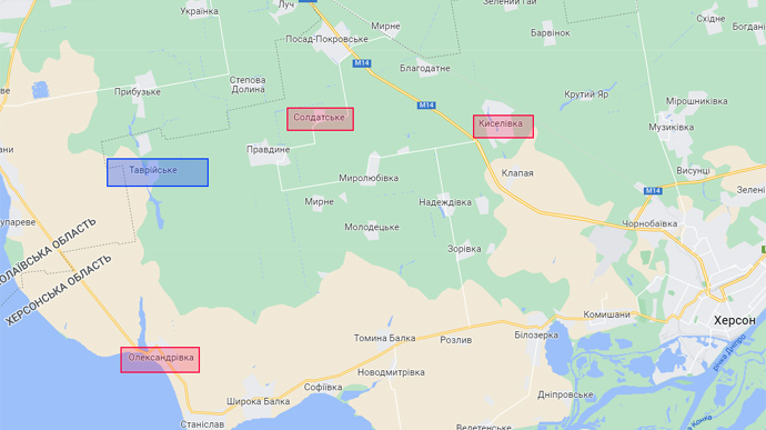 Kherson region: Armed Forces of Ukraine on counteroffensive, Tavriiske under Ukrainian control – City Council