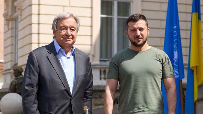 Zelenskyy reveals what he spoke about with the UN Secretary-General