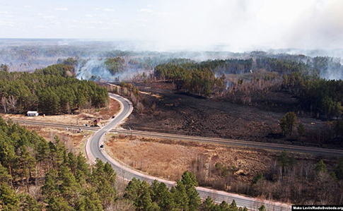 пожар в Житомирской области