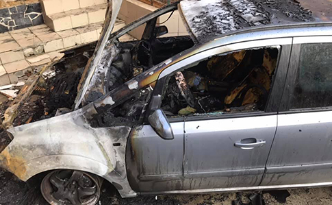 В Одессе сожгли машину историка, боровшегося против застроек