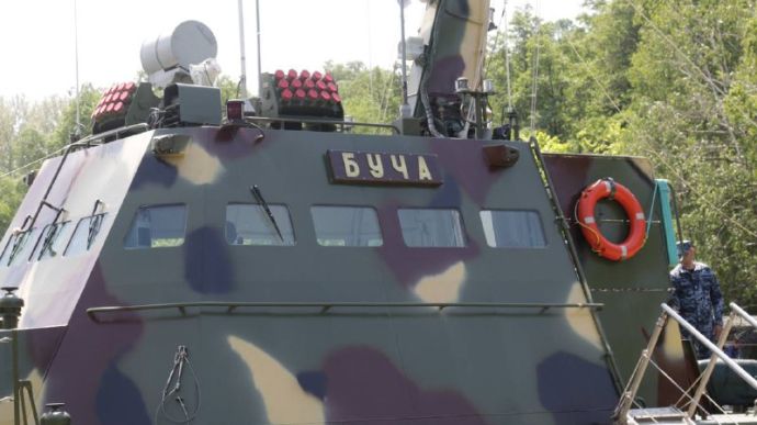Ukrainian-made Bucha armoured boat now in operational service within Ukraine's Navy