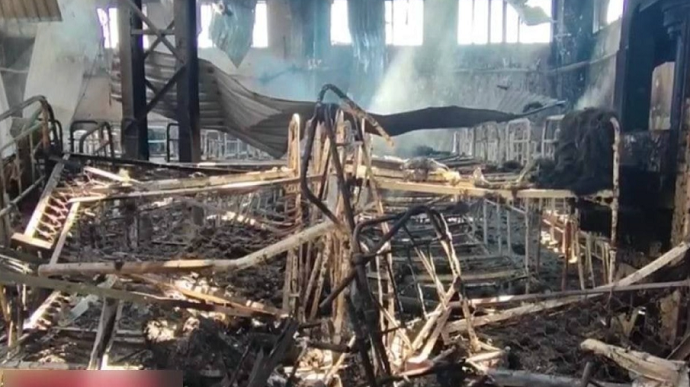 Пошкодження від пожежі в Оленівці не притаманні для HIMARS – ISW