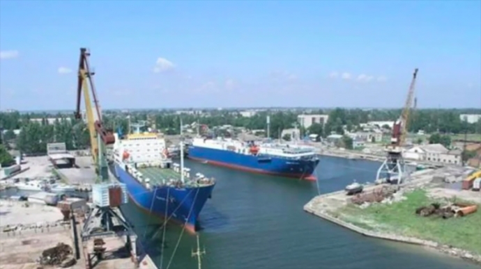 Russians plan to build storage facilities at occupied Skadovsk port