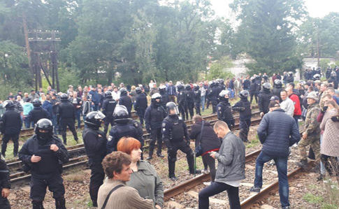 Блокада вугілля на Львівщині: затримали 28 осіб, в поліції заявили про травмованих