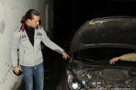На Донеччині знову спалили авто активіста Дорожнього контролю