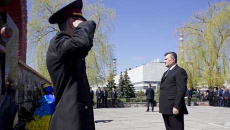 Янукович з`їздив у Чорнобиль. Фото А.Мусієнка