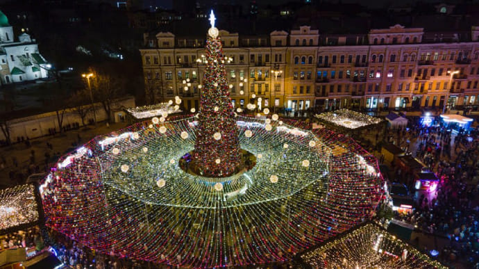 Ялинка Києва увійшла до переліку найгарніших у Європі