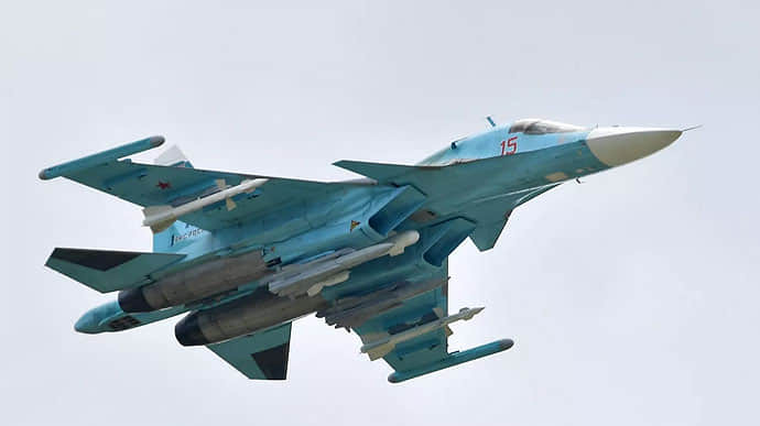 В России упал истребитель Су-34