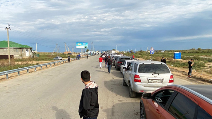 Mobilisation in Russia: more than 200,000 Russians flee to Kazakhstan