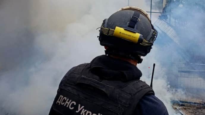 Night strike on Kyiv Oblast: no casualties or fires, but houses, petrol stations and facades damaged