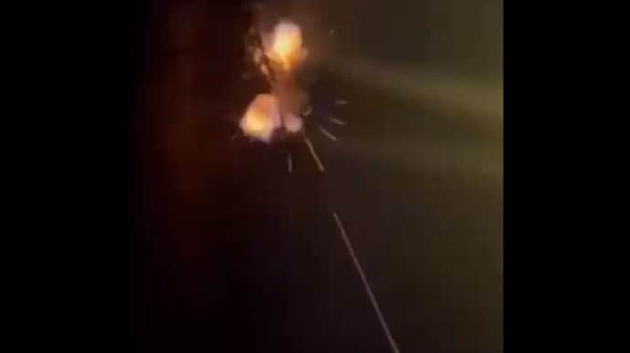 Defenders show downing of Russian drones on New Year's Eve – video